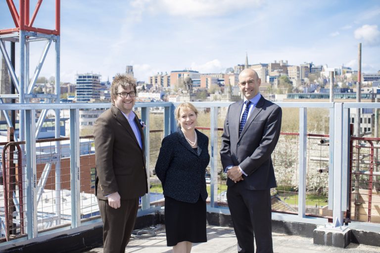 image of three business people in Bristol.
