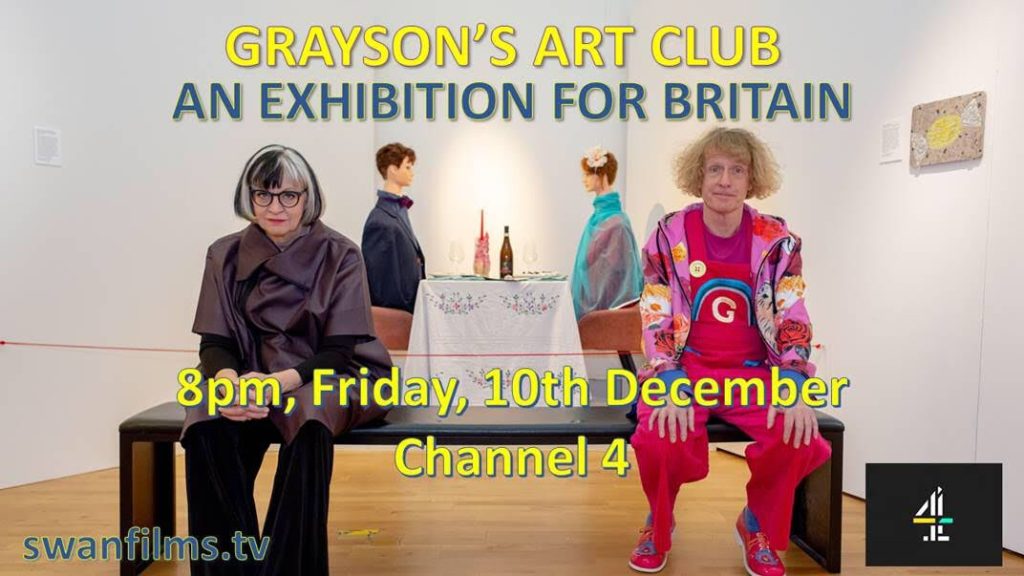 Advert for the Channel 4 / Swan Films production of Grayson's Art Club.